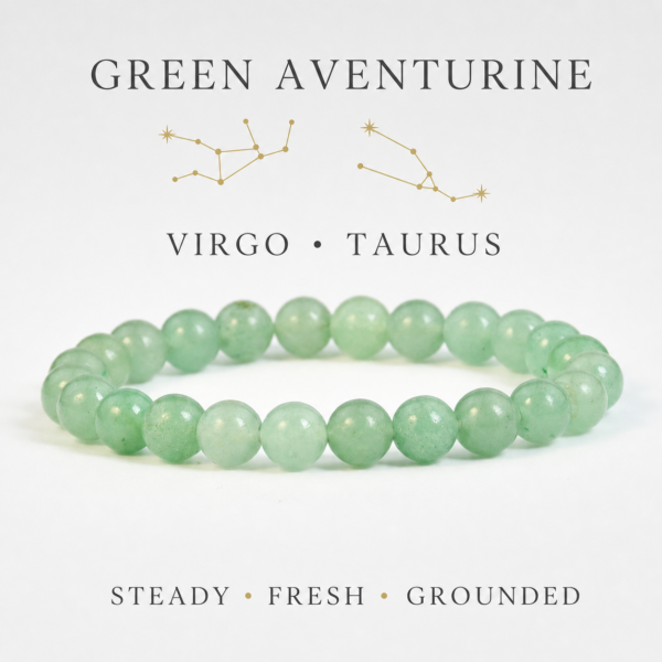 Zodiac Gem Bracelet Collection | 22 Natural Stone Intention Bracelets