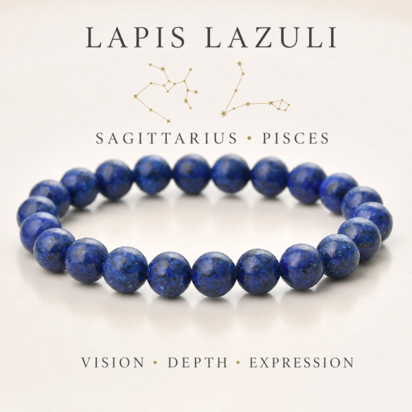 Zodiac Gem Bracelet Collection | 22 Natural Stone Intention Bracelets