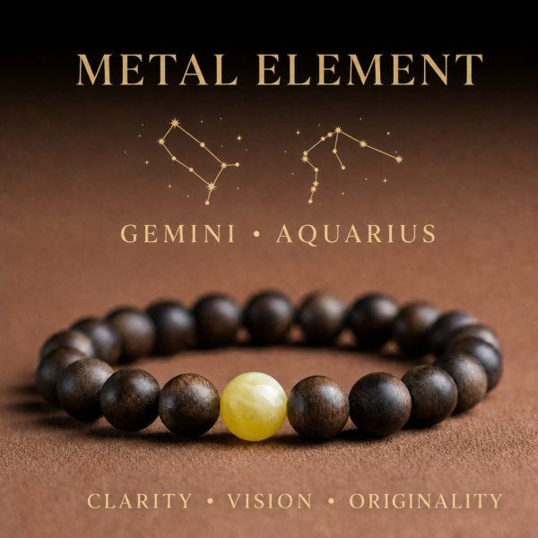 FIVE ELEMENTS GREEN SANDALWOOD BRACELET