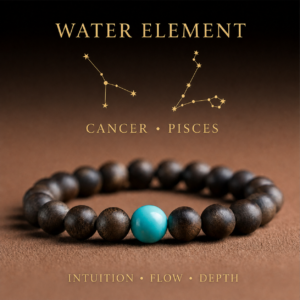 FIVE ELEMENTS GREEN SANDALWOOD BRACELET
