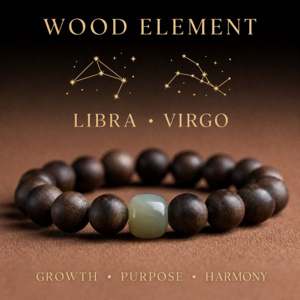FIVE ELEMENTS GREEN SANDALWOOD BRACELET