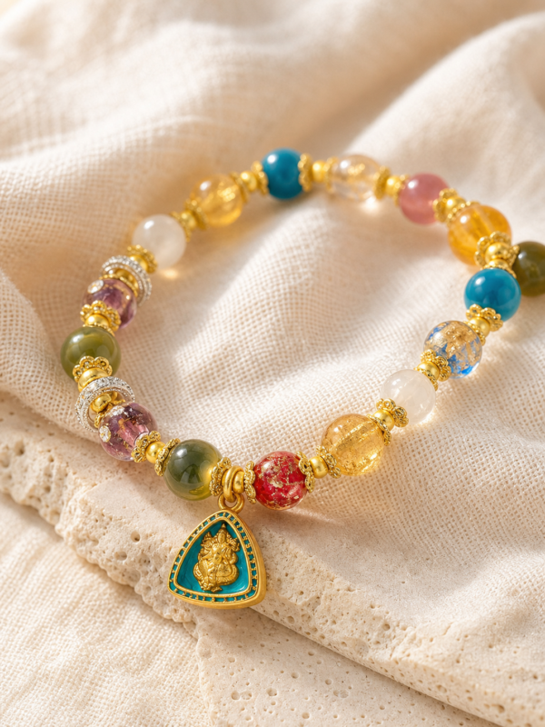 The Abundance & Luck Bracelet | Multi-Gemstone Chakra Balancing Energy Jewelry for Women