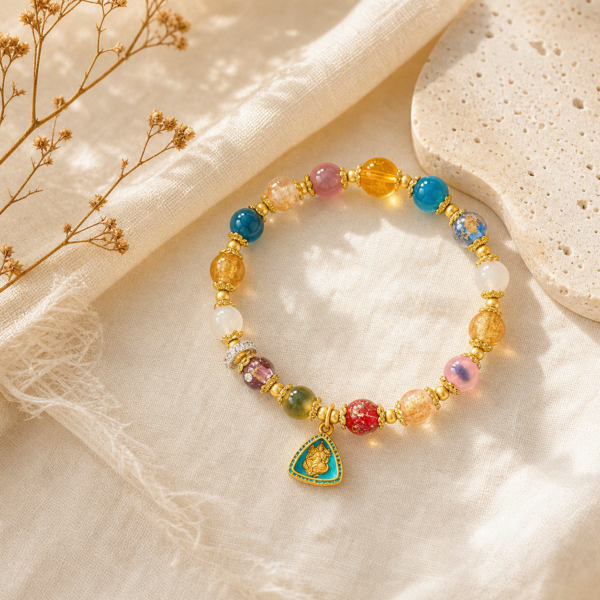 The Abundance & Luck Bracelet | Multi-Gemstone Chakra Balancing Energy Jewelry for Women