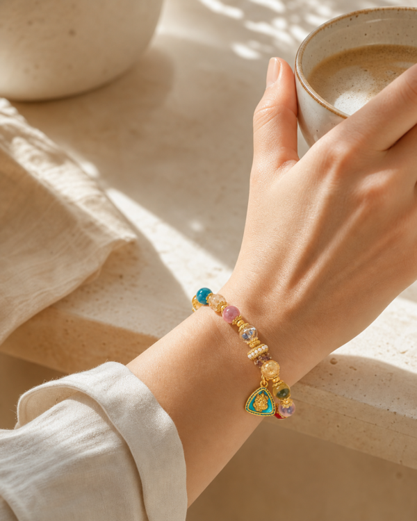 The Abundance & Luck Bracelet | Multi-Gemstone Chakra Balancing Energy Jewelry for Women